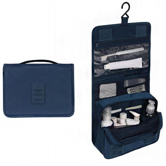 Outdoor Travel Wash Bag Portable Waterproof Cosmetic Makeup Organizer Storage Bag With Hook