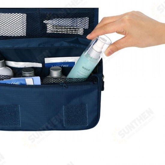 Outdoor Travel Wash Bag Portable Waterproof Cosmetic Makeup Organizer Storage Bag With Hook