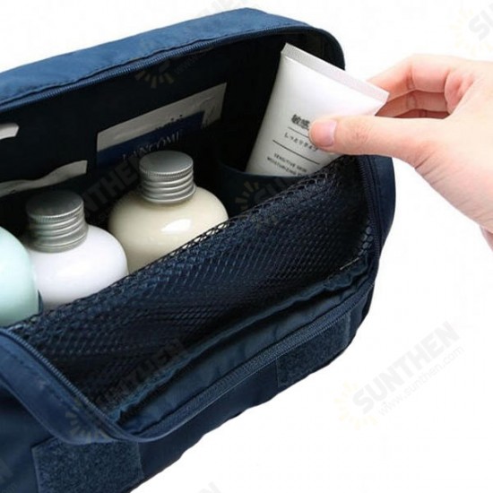 Outdoor Travel Wash Bag Portable Waterproof Cosmetic Makeup Organizer Storage Bag With Hook