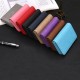 PU Leather Card Holder Credit Card Case Portable ID Card Storage Box Men Women