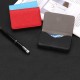 PU Leather Card Holder Credit Card Case Portable ID Card Storage Box Men Women