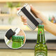 RFID Genuine Real Leather Aluminium Alloy Credit Bank Card Case Holder Metal Bottle Opener