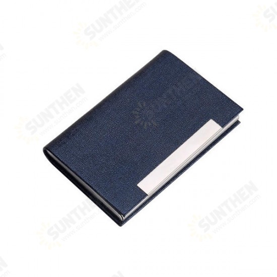 Stainless Steel Card Holder Credit Card Case Portable ID Card Storage Box Business Travel