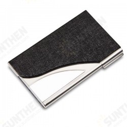 Stainless Steel Metal Card Holder Credit Card Case Portable ID Card Clip Box Stainless Steel Metal Card Holder Credit Card Case Portable ID Card Clip Box