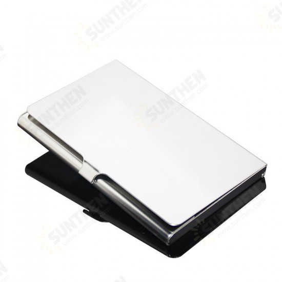 Stainless Steel Metal Card Holder Credit Card Case Travel Portable ID Card Storage Box