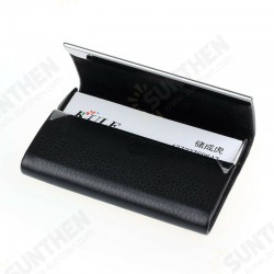 Ultra-thin Minimalist PU Wallets Stainless Steel Metal Card HolderPortable ID Card Storage Box for Men Ultra-thin Minimalist PU Wallets Stainless Steel Metal Card HolderPortable ID Card Storage Box for Men