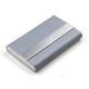 Ultra-thin Minimalist PU Wallets Stainless Steel Metal Card HolderPortable ID Card Storage Box for Men