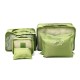 6Pcs Travel Portable Storage Bag Set Clothes Packing Luggage Organizer Waterproof Pouch