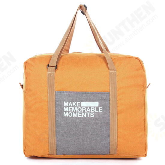 Foldable Waterproof Storage Bag Large Capacity Travel Polyester Handbag