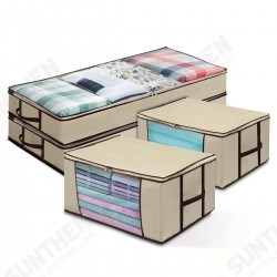 4PCS Large Capacity Clothes Storage Bag Organizer with Reinforced Handle Blankets Bedding Storage Case for Travelling 4PCS Large Capacity Clothes Storage Bag Organizer with Reinforced Handle Blankets Bedding Storage Case for Travelling