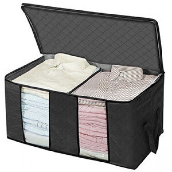 4 Pack Clothes Storage Bag Large Capacity Closet Organizer Home Outdoor Travel