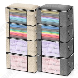 4 Pcs Clothes Storage Bags Ziped Underbed Wardrobe Closet Boxes Closet Organizer Home Outdoor Travel 4 Pcs Clothes Storage Bags Ziped Underbed Wardrobe Closet Boxes Closet Organizer Home Outdoor Travel