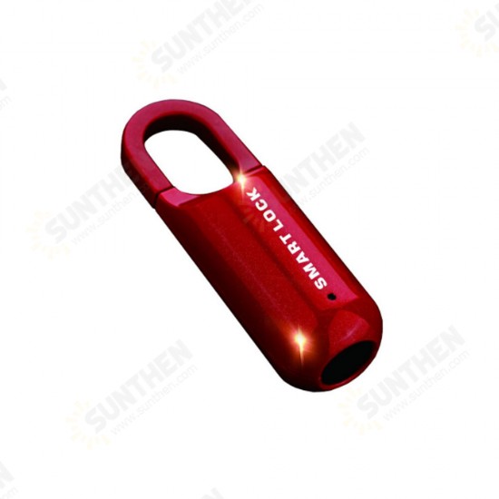 M01 Fingerprint Lock Waterproof Mini USB Rechargeable Door Lock Quick Unlock Zinc Alloy Anti-theft Lock