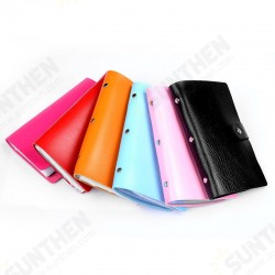 Men Women Anti-magnetic Credit Card Holder PU Leather ID Bag Organizer Men Women Anti-magnetic Credit Card Holder PU Leather ID Bag Organizer