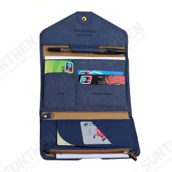 Multi-function Card Bag Wallet Passport Holder Credit Card Package For Travel Camping