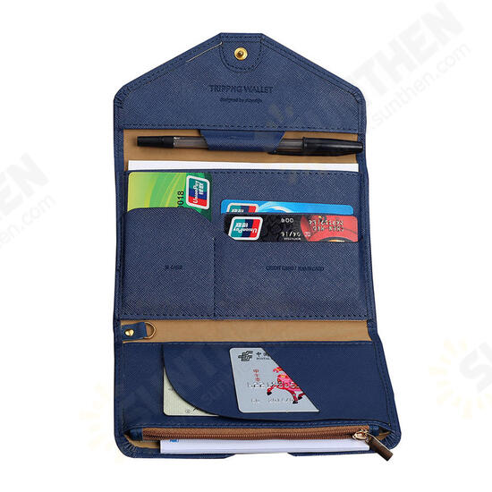 Multi-function Card Bag Wallet Passport Holder Credit Card Package For Travel Camping