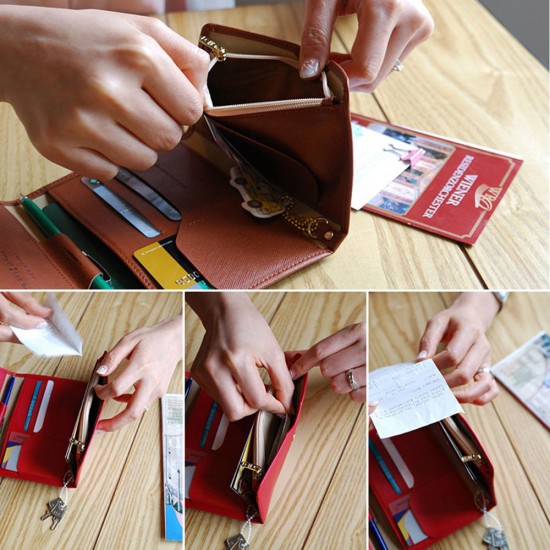Multi-function Card Bag Wallet Passport Holder Credit Card Package For Travel Camping