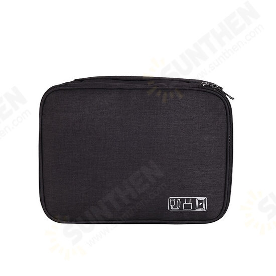 Multifunction Digital Storage Bag USB Charger Earphone Organizer Portable Travel Cable Bag