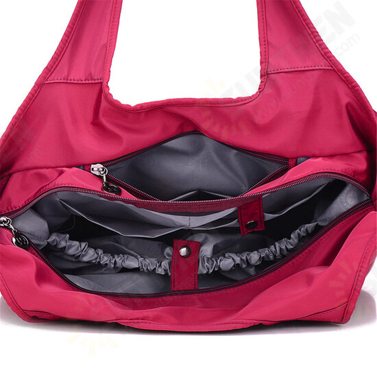 Multifunctional Waterproof Nylon Mummy Bag Large Capacity Handbag Shoulder Bag