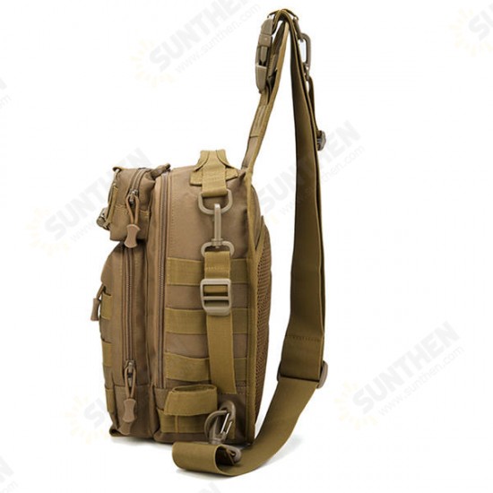 Nylon Camouflage Portable Multifunction Crossbody Bag Tactical Military Waterproof Chest Bag For Men