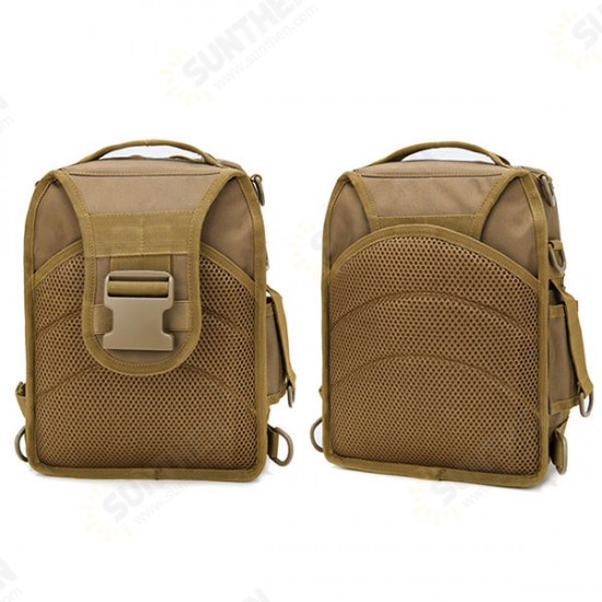 Nylon Camouflage Portable Multifunction Crossbody Bag Tactical Military Waterproof Chest Bag For Men