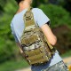 Nylon Camouflage Portable Multifunction Crossbody Bag Tactical Military Waterproof Chest Bag For Men