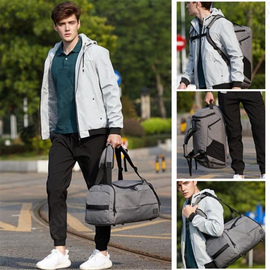 Outdoor Men Women Luggage Travel Bag Satchel Shoulder Gym Sports Handbag with Shoes Storage