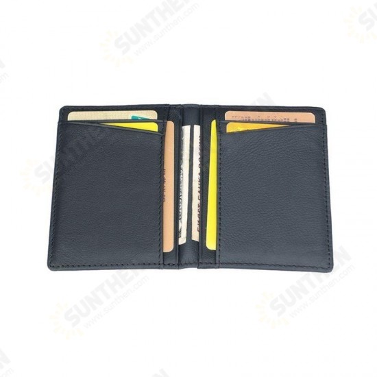 PU Leather Slim Thin Credit Card Holder Mini Money Wallet Men ID Case Wallet