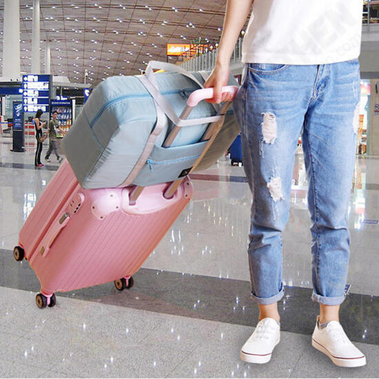 Portable Folding Luggage Storage Bags Waterproof Suitcase Travel Pouch Handbag Camping Shoulder Bag