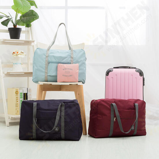 Portable Folding Luggage Storage Bags Waterproof Suitcase Travel Pouch Handbag Camping Shoulder Bag