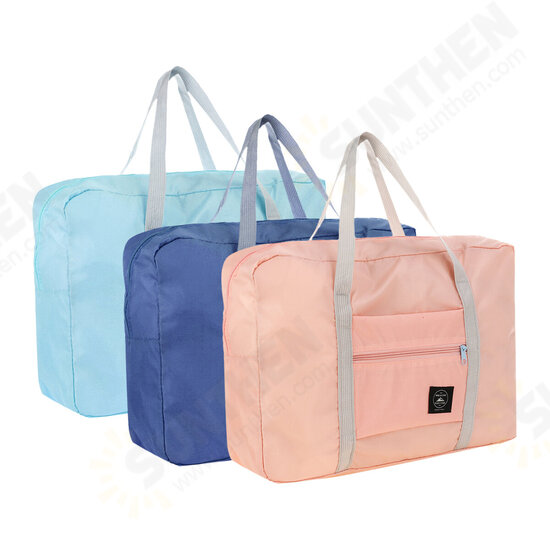 Portable Reusable Folding Travel Handbag Cosmetic Strong Carrier Storage Bag