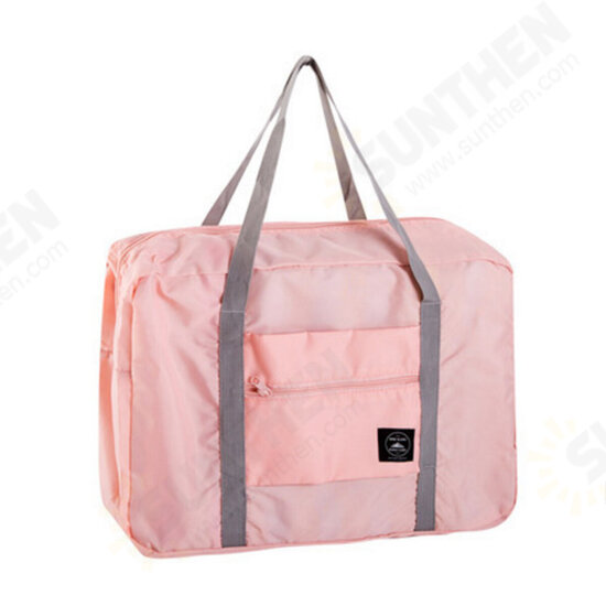 Portable Reusable Folding Travel Handbag Cosmetic Strong Carrier Storage Bag