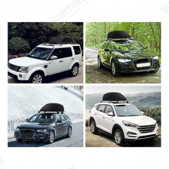 Portable Travel Storage Bag Waterproof Car SUV Roof Top Rack Bag 600D Oxford Travel Luggage Storage Cargo Carrier 105*90*43cm