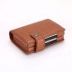 RFID Fashion Leather Card Holder Wallet Men Upgrade Double Box Money Bag