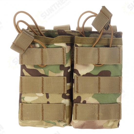 Tactical M4 Magazine Pouch 600D Oxford Double MOLLE/PALS Fast Mag Pouches For Outdoor Hiking Hunting Shooting Accessories