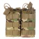Tactical M4 Magazine Pouch 600D Oxford Double MOLLE/PALS Fast Mag Pouches For Outdoor Hiking Hunting Shooting Accessories