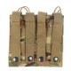 Tactical M4 Magazine Pouch 600D Oxford Double MOLLE/PALS Fast Mag Pouches For Outdoor Hiking Hunting Shooting Accessories