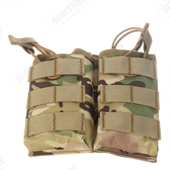 Tactical M4 Magazine Pouch 600D Oxford Double MOLLE/PALS Fast Mag Pouches For Outdoor Hiking Hunting Shooting Accessories