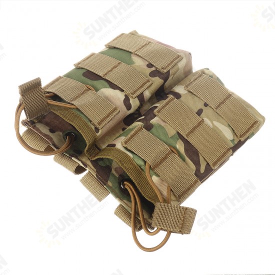 Tactical M4 Magazine Pouch 600D Oxford Double MOLLE/PALS Fast Mag Pouches For Outdoor Hiking Hunting Shooting Accessories