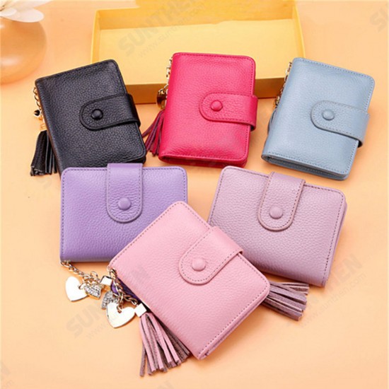 Women Genuine Leather Wallet ID Credit Card Holder Bag Passport Purse Outdoor Travel