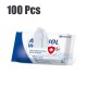 100 Pcs Disinfection Wipes Pads Cleaning Sterilization 75% Alcohol Wipes Cleaning Wet Wipes Camping Travel