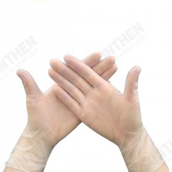 100 Pcs PVC Disposable Gloves PVC Transparent Gloves Protective Outdoor Camping Travel 100 Pcs PVC Disposable Gloves PVC Transparent Gloves Protective Outdoor Camping Travel