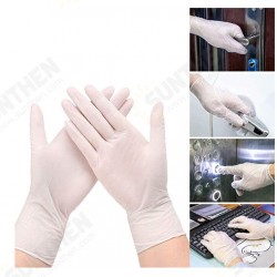100 Pcs PVC Disposable Gloves PVC Transparent Gloves Protective Outdoor Camping Travel 100 Pcs PVC Disposable Gloves PVC Transparent Gloves Protective Outdoor Camping Travel