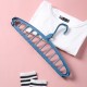 11 Holes Multifunctional Cloth Hanger Clothes Organizer Rack Camping Travel