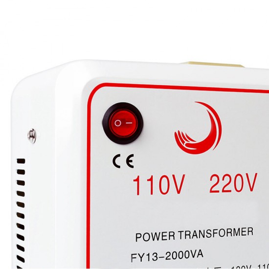 1PCS AC 110V to 220V Inverter Charger Voltage Transformer Voltage Converter 2000W Adapter Pure Copper Coil