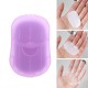 20 Pcs/boxes Mini Disposable Soap Hand-washing Paper Portable Camping Travel Washing Hands Fragrance Cleaning