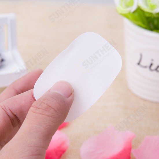 20 Pcs/boxes Mini Disposable Soap Hand-washing Paper Portable Camping Travel Washing Hands Fragrance Cleaning