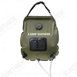 20L Folding Water Shower Bag Outdoor Camping Hiking Self Driving Tour Solar Heating with Thermometer 20L Folding Water Shower Bag Outdoor Camping Hiking Self Driving Tour Solar Heating with Thermometer