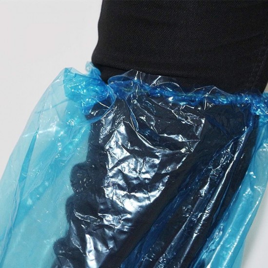 25 Pair Disposable Shoe Cover PVC Waterproof PVC Rainproof Protection Unisex Boots Covers Shoes Accessories