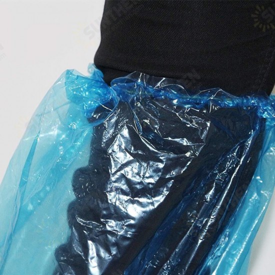 25 Pair Disposable Shoe Cover PVC Waterproof PVC Rainproof Protection Unisex Boots Covers Shoes Accessories